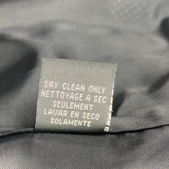 BCBG MAXAZRIA Vintage Black Leather Perforated Button Up Shirt US M - Picture 8 of 10